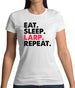 Eat Sleep Larp Repeat Womens T-Shirt