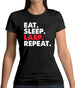Eat Sleep Larp Repeat Womens T-Shirt