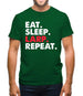 Eat Sleep Larp Repeat Mens T-Shirt