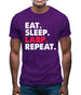 Eat Sleep Larp Repeat Mens T-Shirt