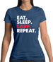 Eat Sleep Larp Repeat Womens T-Shirt