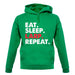 Eat Sleep Larp Repeat Unisex Hoodie