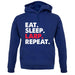 Eat Sleep Larp Repeat Unisex Hoodie