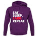 Eat Sleep Larp Repeat Unisex Hoodie