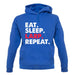 Eat Sleep Larp Repeat Unisex Hoodie