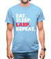 Eat Sleep Larp Repeat Mens T-Shirt