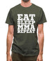 Eat Sleep MMA REPEAT Mens T-Shirt