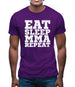 Eat Sleep MMA REPEAT Mens T-Shirt