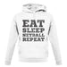 Eat Sleep Netball Repeat unisex hoodie