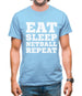 Eat Sleep Netball Repeat Mens T-Shirt