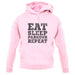 Eat Sleep Parkour REPEAT unisex hoodie