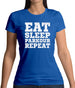 Eat Sleep Parkour REPEAT Womens T-Shirt