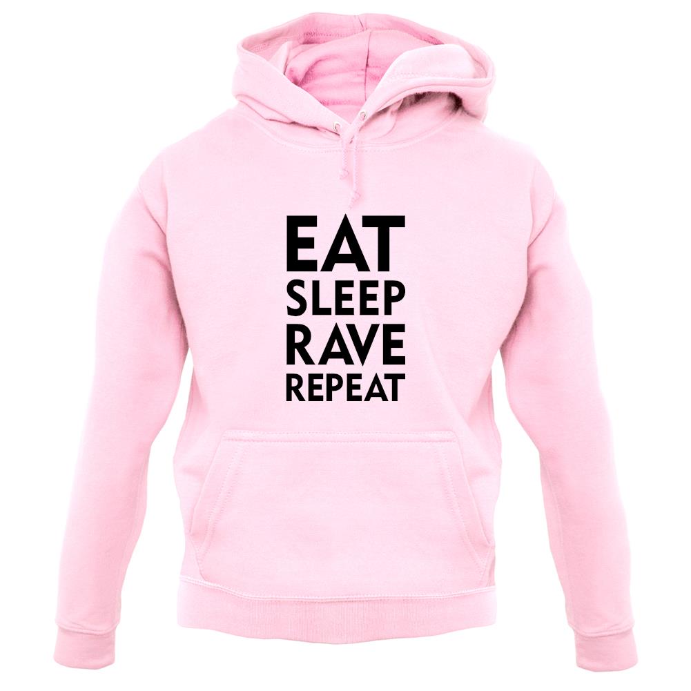 Eat Sleep Rave Repeat unisex hoodie