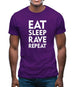 Eat Sleep Rave Repeat Mens T-Shirt