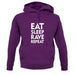 Eat Sleep Rave Repeat unisex hoodie