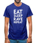 Eat Sleep Rave Repeat Mens T-Shirt