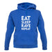 Eat Sleep Rave Repeat unisex hoodie