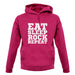 Eat Sleep Rock REPEAT unisex hoodie