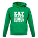 Eat Sleep Rock REPEAT unisex hoodie