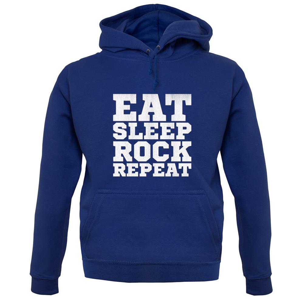 Eat Sleep Rock REPEAT unisex hoodie