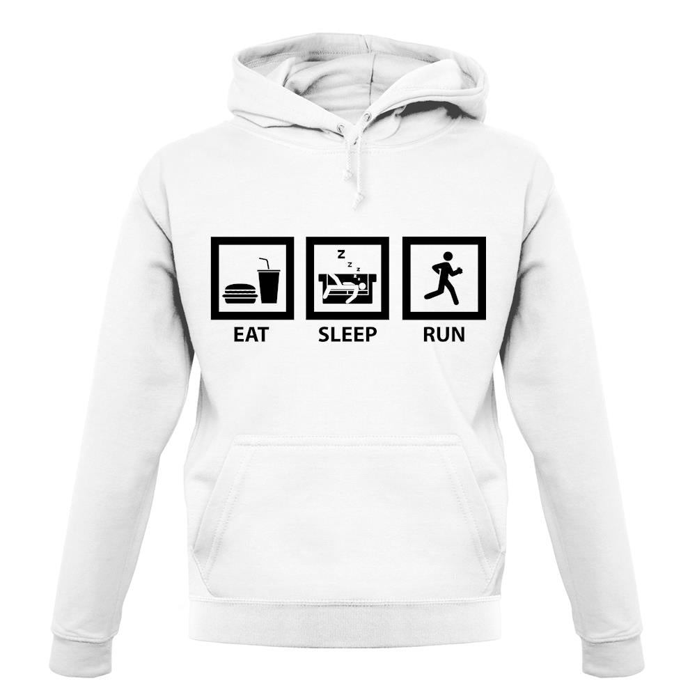Eat Sleep Run unisex hoodie