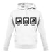 Eat Sleep Sail unisex hoodie