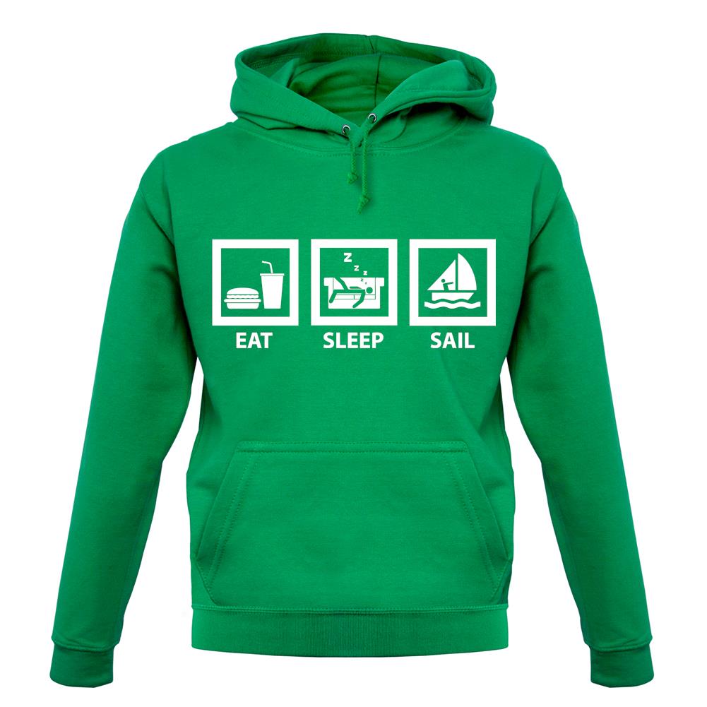 Eat Sleep Sail unisex hoodie