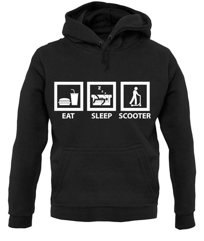 Eat Sleep Scooter unisex hoodie
