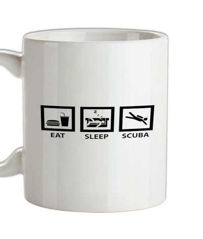 Eat Sleep Scuba Diving Ceramic Mug