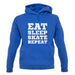 Eat Sleep Skate Repeat unisex hoodie