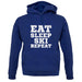 Eat Sleep Ski Repeat unisex hoodie