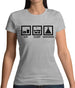 Eat Sleep Snooker Womens T-Shirt