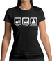 Eat Sleep Snooker Womens T-Shirt