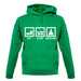 Eat Sleep Snooker unisex hoodie