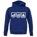 Eat Sleep Snooker unisex hoodie