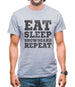 Eat Sleep Snowboard Repeat Mens T-Shirt