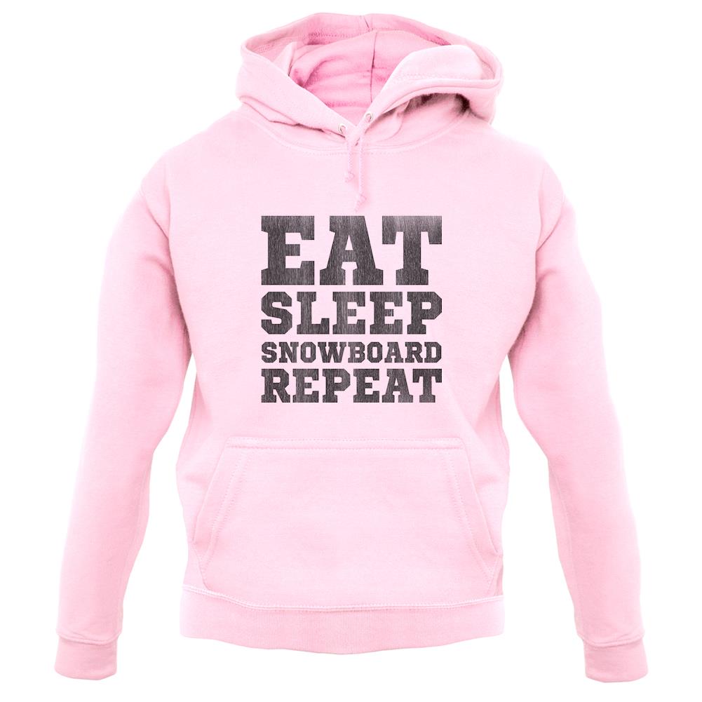 Eat Sleep Snowboard Repeat unisex hoodie