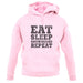 Eat Sleep Snowboard Repeat unisex hoodie