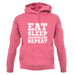 Eat Sleep Snowboard Repeat unisex hoodie