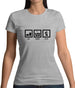 Eat Sleep Spin Womens T-Shirt