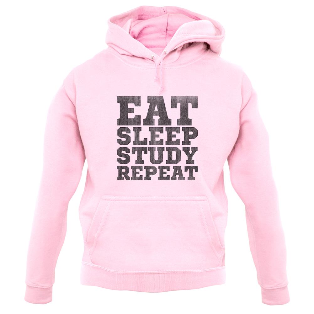 Eat Sleep Study Repeat unisex hoodie