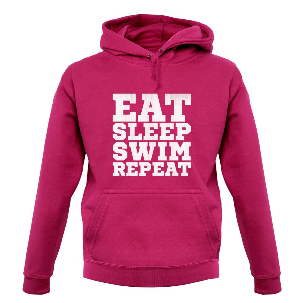 Eat Sleep Swim Repeat unisex hoodie