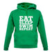 Eat Sleep Swim Repeat unisex hoodie