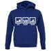 Eat Sleep Swim unisex hoodie