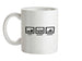 Eat Sleep Swim Ceramic Mug