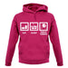 Eat Sleep Table Tennis unisex hoodie