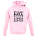 Eat Sleep Tennis Repeat unisex hoodie