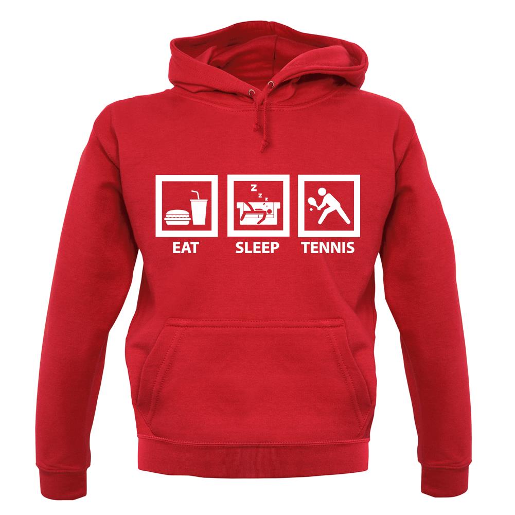 Eat Sleep Tennis unisex hoodie
