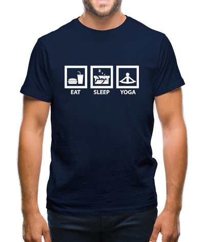 Eat Sleep Yoga Mens T-Shirt