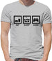 Dressdown Eat Sleep Gamer Mens T-Shirt